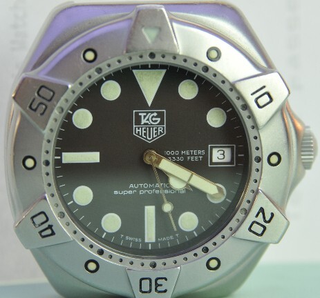 Tag Heuer Super Professional watch waterproof to 1000M