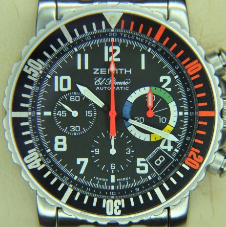 A vintage Zenith chronograph using the El Primero movement